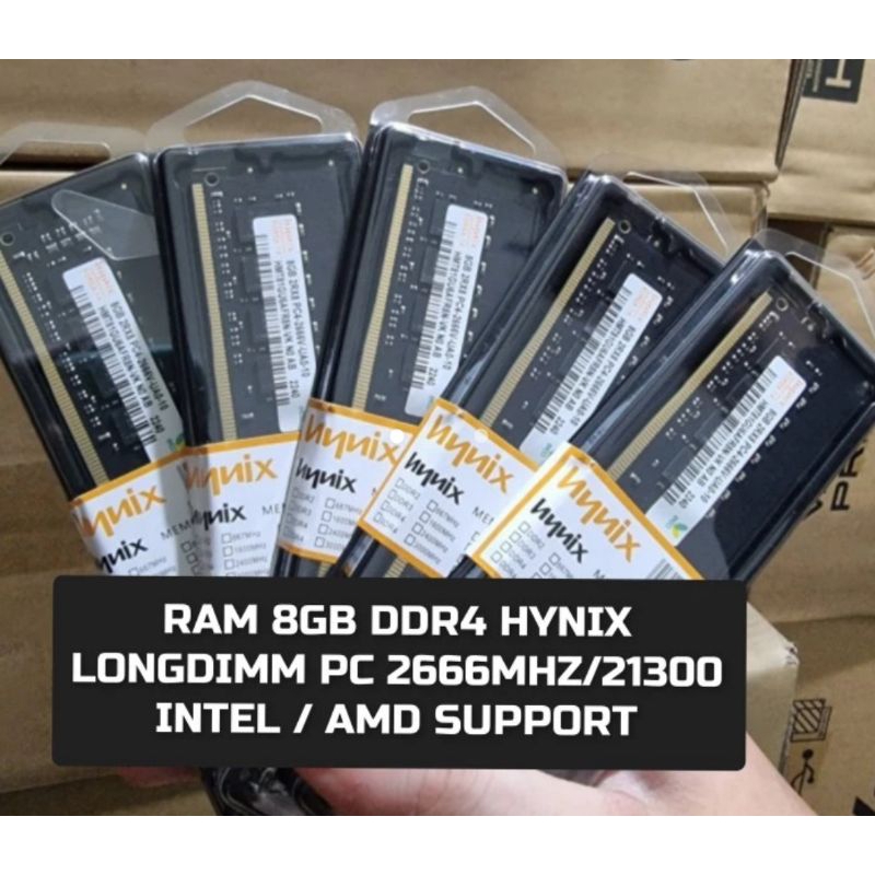 RAM PC HYNIX 8GB DDR4 PC 2666/21300 MHZ LONGDIMM MEMORI RAM