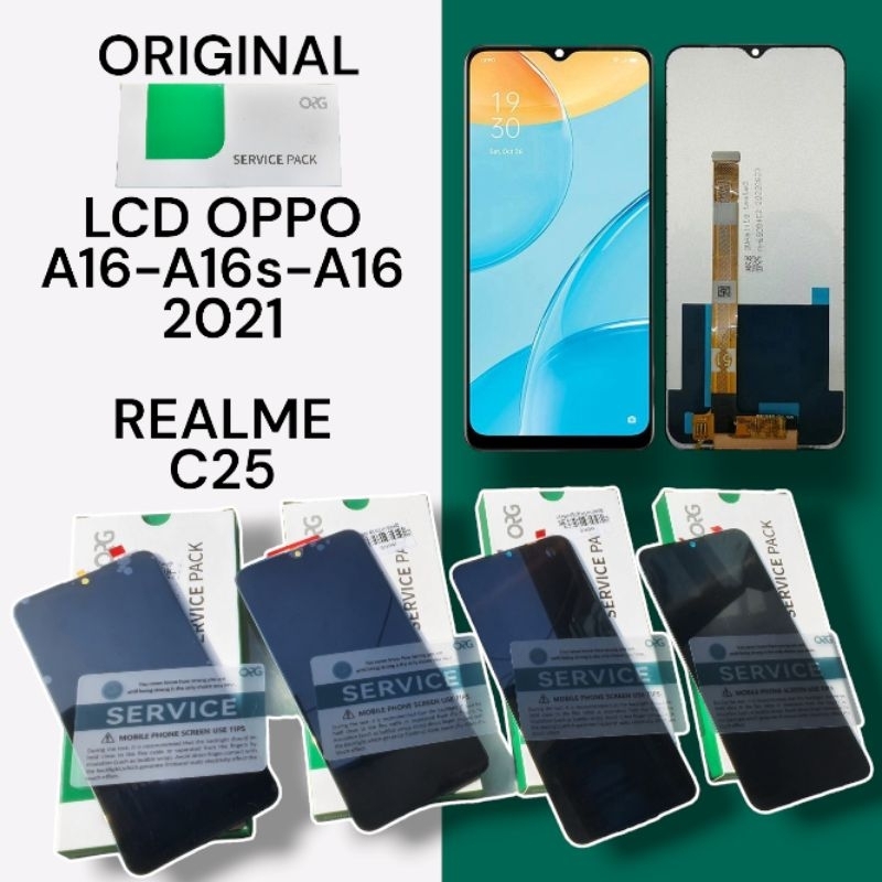 LCD OPPO A16 A16S A16 2021 RLME C25 ORI