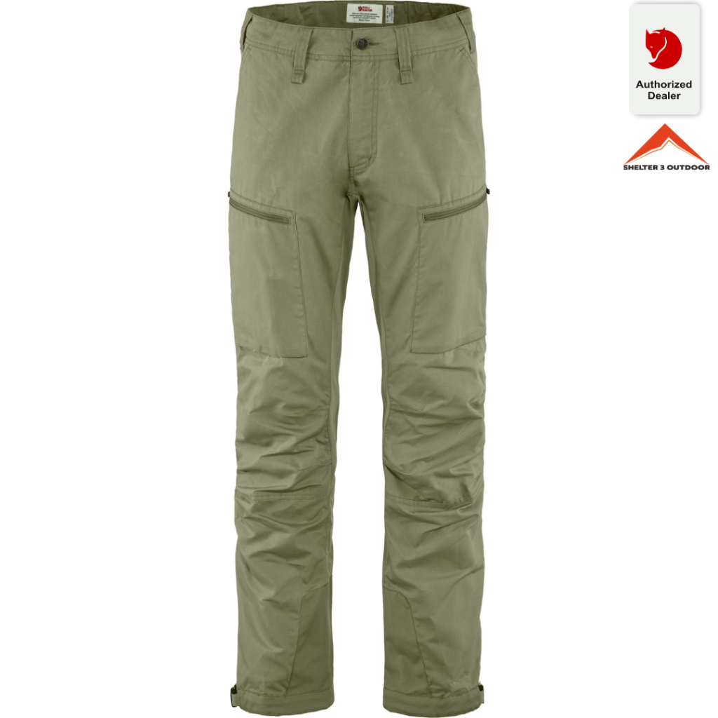 Celana Fjallraven Abisko Lite Trekking Trousers M Reg - Light Olive