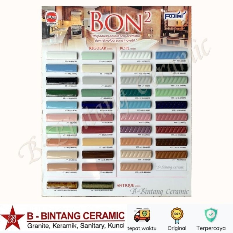 Bon-Bon Kuku Macan Keramik 10 cm Polos