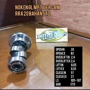 NOKEN AS RACING TIGER MEGAPRO HEREX TOURING CAM ROLLER