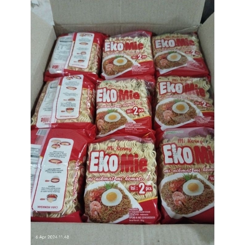 

PROMO 1 DUS MI KERING EKOMIE RENTENG ISI 2 / EKOMIE 600GR