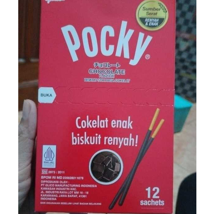 

pocky stik coklat 12gram x12 sachet