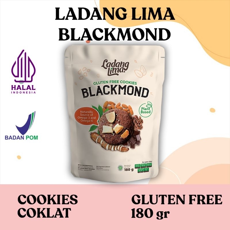 

Ladang Lima Blackmond Cookies Gluten Free 180gr