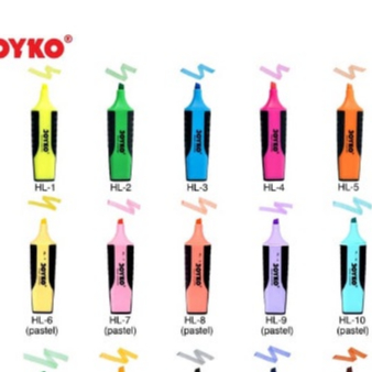 

Highlighter /STABILO JOYKO UNTUK PENANDA TULISAN