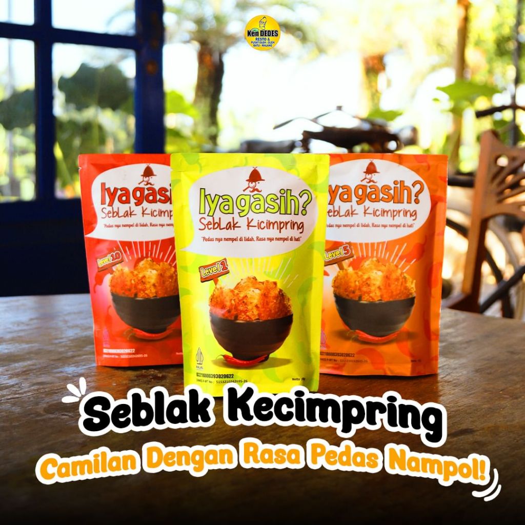 

SEBLAK KICIMPRING IYAGASIH  - SNACK CEMILAN PEDAS 80 GR -TERMURAH! SEBLAK KICIMPRING, IYAGASIH  SNACK