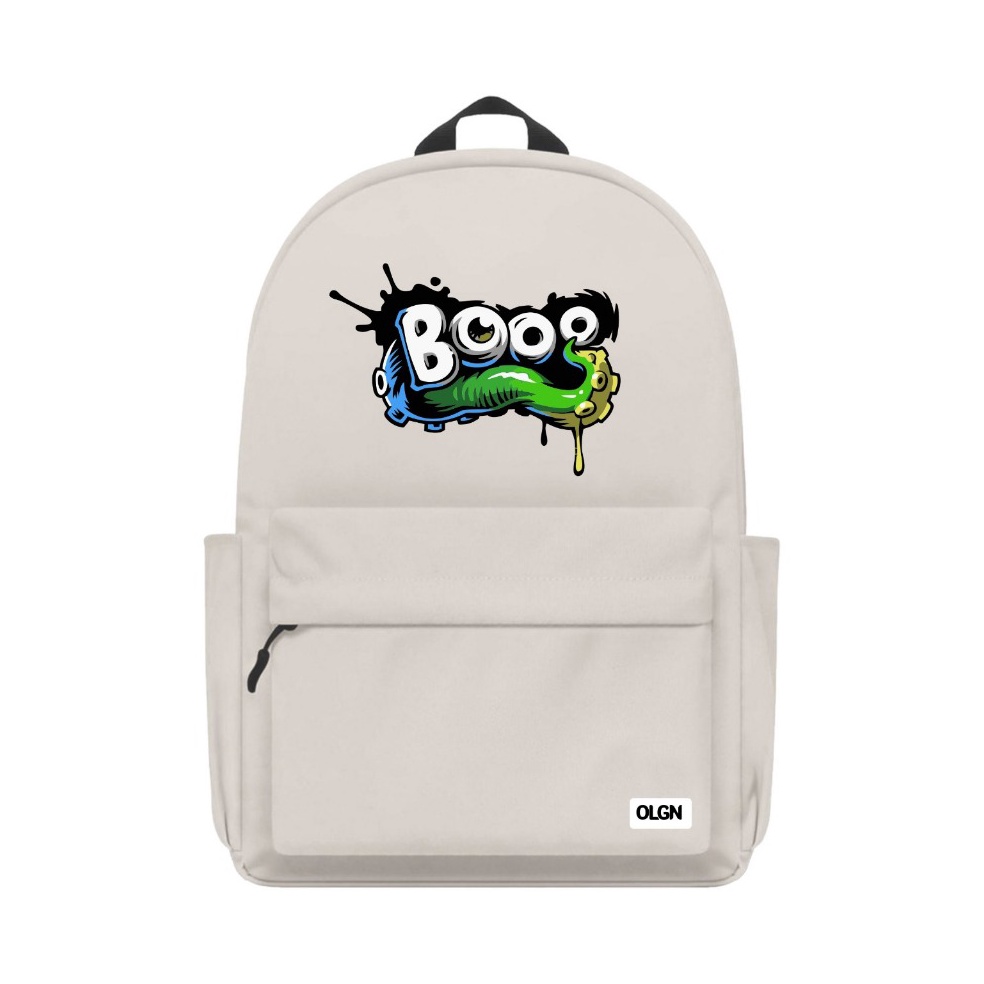 ART T27D Tas Ransel Sekolah Keren Tas Backpack Motif BOO Distro Pria Wanita
