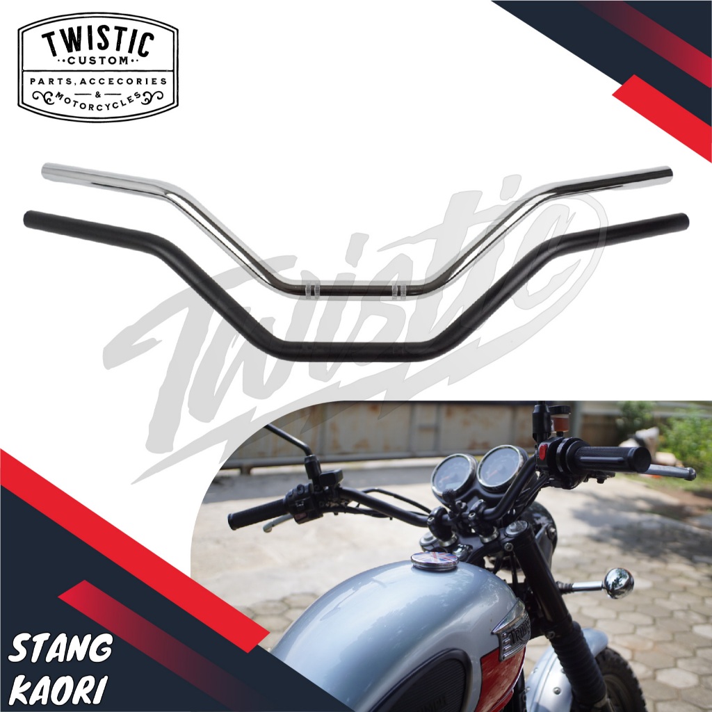 Stang Stir Kaori Motor W175 XSR Royal Enfield Classic 500 Hunter 350 Meteor W250 Benelli PE 250 Triu