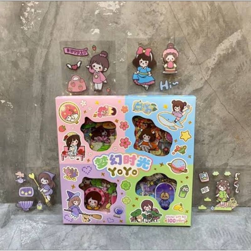 

Stiker Anak Perempuan Lucu Mix 4 Warna / Stiker Momo Sanr1o Yoyo OnePiece Viral