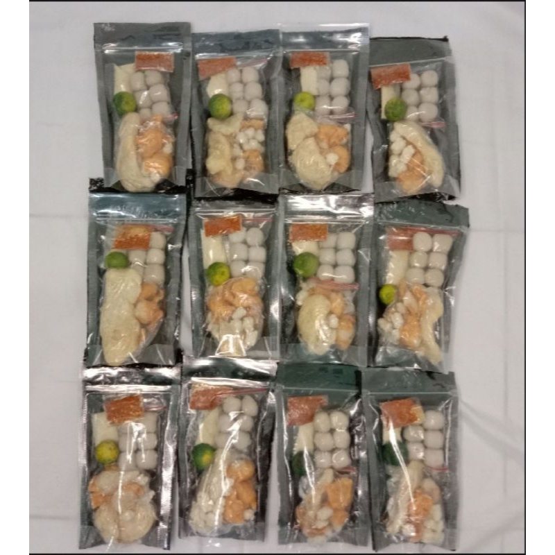 

baso Aci paket isi 12 bungkus /pedas hot/jeletot/boci baso aci