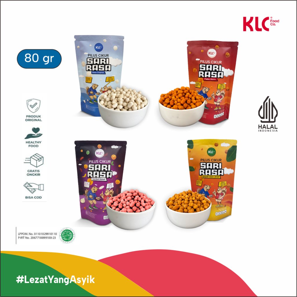

Pilus Cikur / Sukro Cikur 80gr Sari Rasa All Varian - 4 Pcs