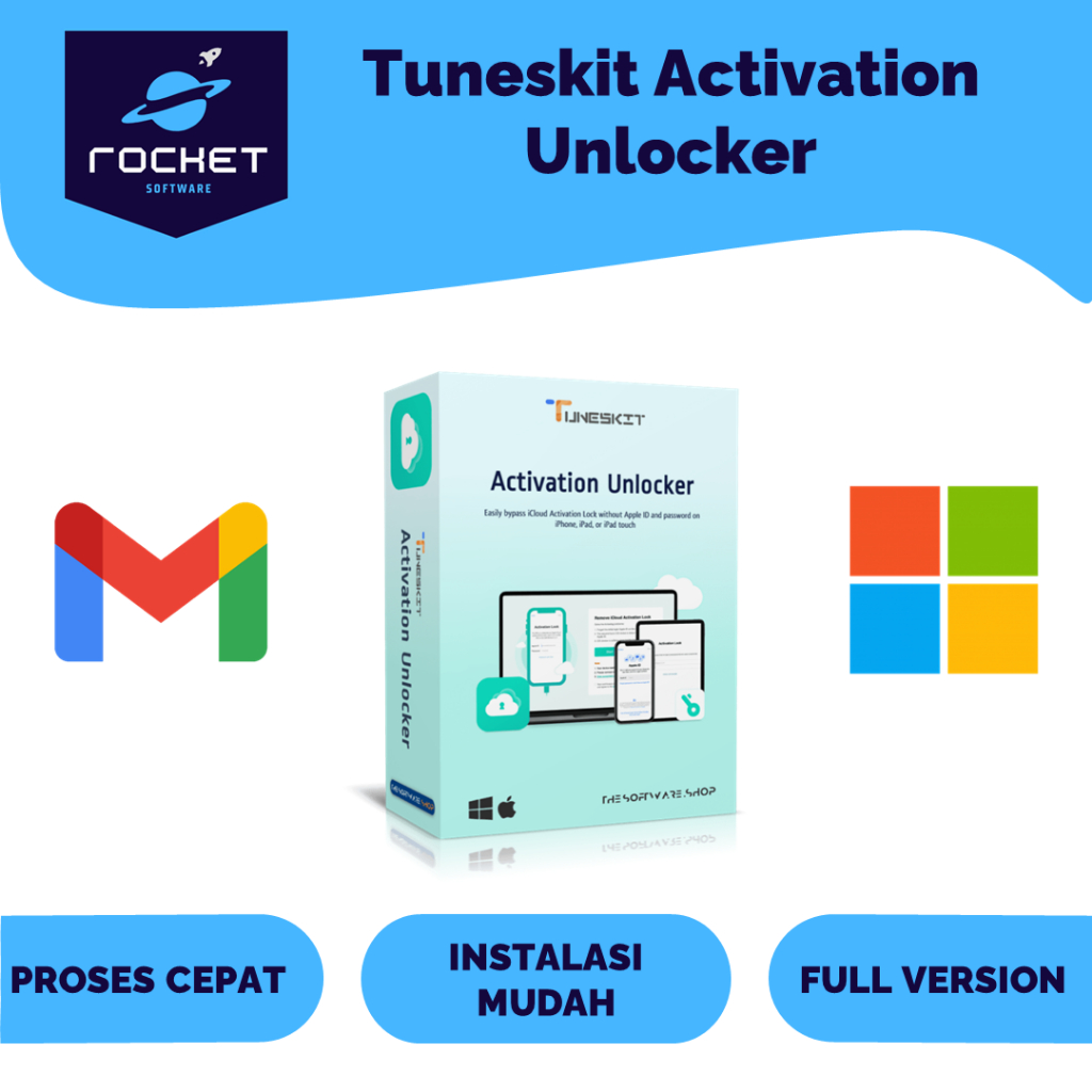 Tuneskit Activation Unlocker Full Version Aplikasi Bypass iCloud Yang Terkunci Full Lisensi Lifetime