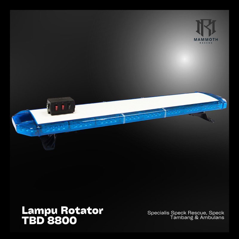 Landun lightbar tbd-8800 lampu rotator polisi/ambulans lightbar mika biru tbd-8800