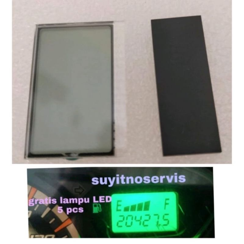lcd speedometer Supra 125 kharisma + karet