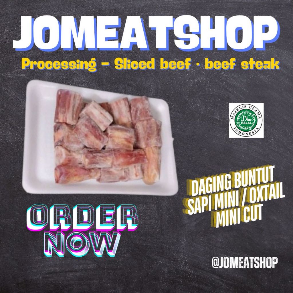 

Daging Buntut Sapi Mini/ Oxtail Mini Cut 1kg