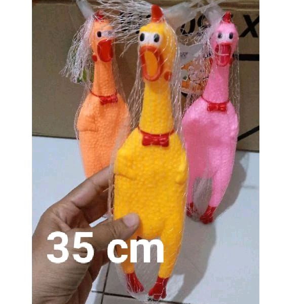 Mainan Ayam Karet Berbunyi