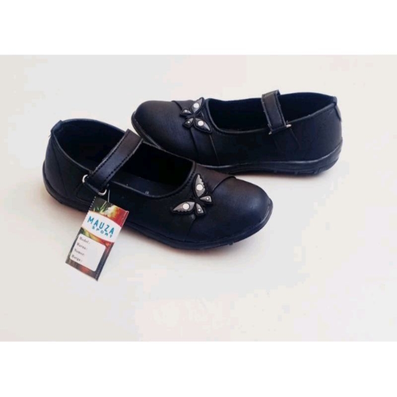 sepatu anak perempuan paud,Tk,SD terlaris//sepatu sekolah pantofel anak perempuan brand mauza