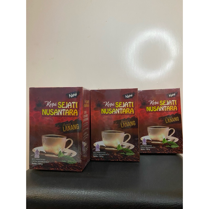 

Kopi Sejati Nusantara Spesial Lanang 1 box isi 15 sachet