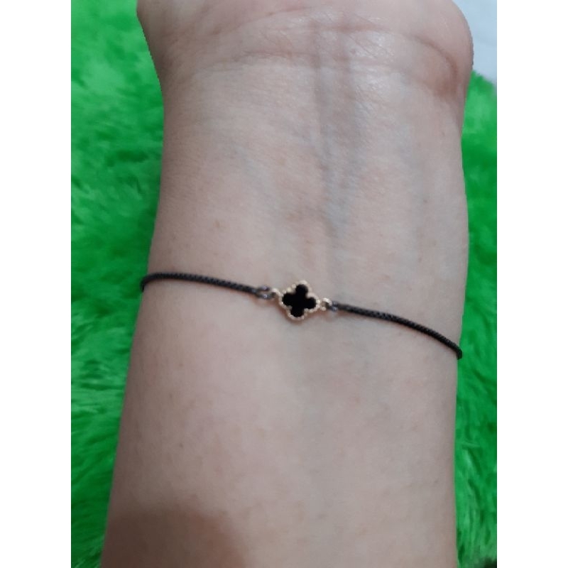 Gelang Tali Serut Black Gold Variasi Bunga 0 2gram Semar Nusantara