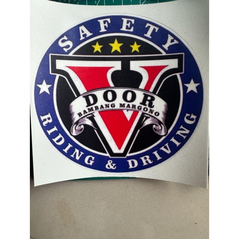 Stiker safety riding
