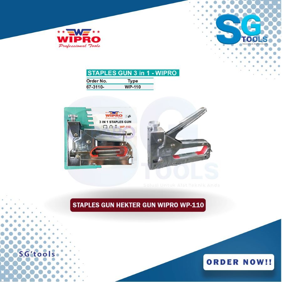 

Staples gun hekter gun 3 in 1 Wipro WP-110