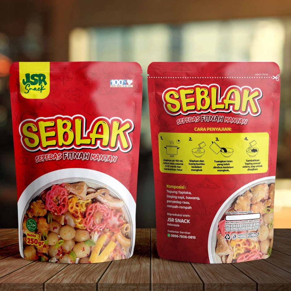 

TEBUS MURAH SEBLAK KOMPLIT EXTRA PEDAS DENGAN BUMBU SPECIAL