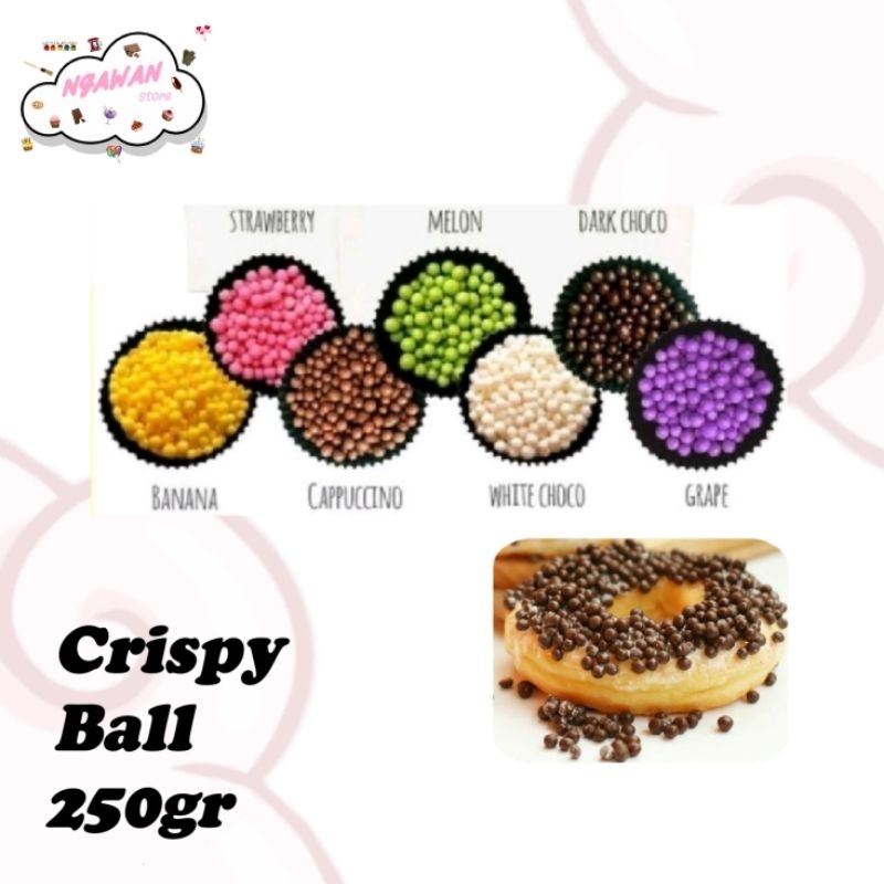

250gr crispy ball - bola crispy rasa
