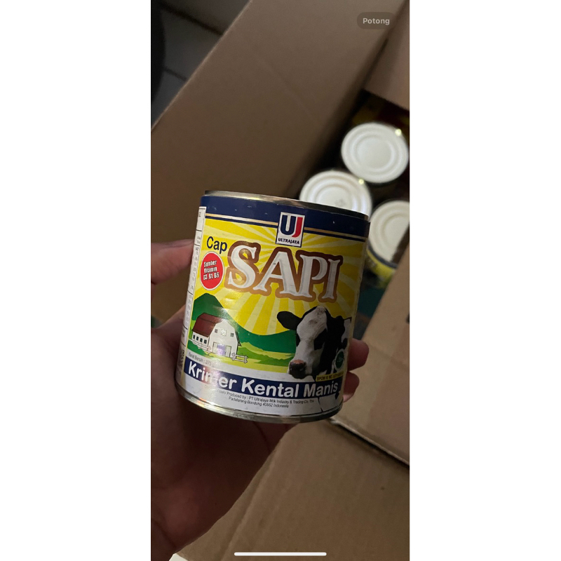 

Ultra Jaya Cap Sapi Krimer Kental Manis 375gr
