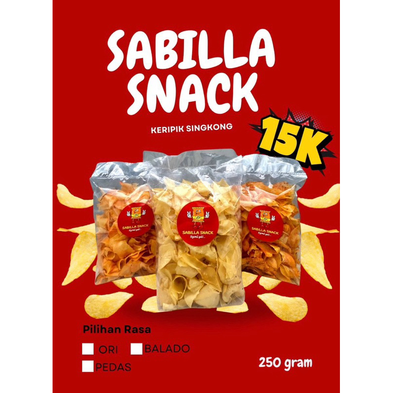 

Sabilla Snack - Keripik singkong