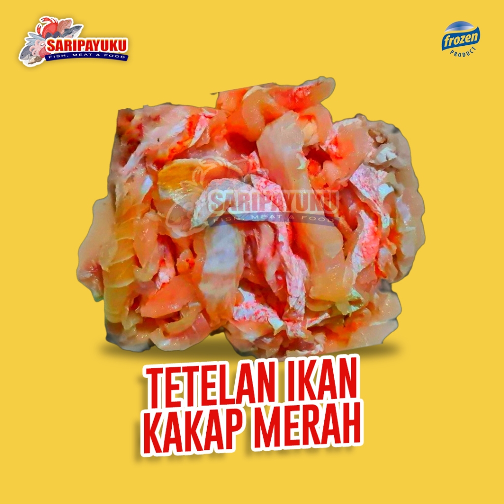 

Tetelan Kakap Merah Tanpa Duri / Daging Kakap Merah / Trimming Kakap Merah / Ikan Kakap Merah