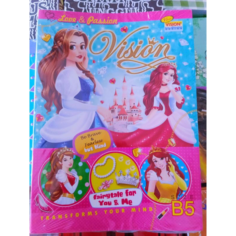 

BUKU TULIS VISION BOXY 42 LEMBAR PRINCESS KERTAS PEPER.