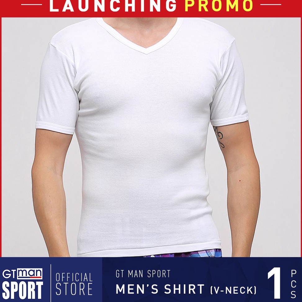 Oke Pr GT Sport Pakaian Dalam Pria GT Man TSGVNEWWH Isi 1 Pcs  Men TShirt VNeck