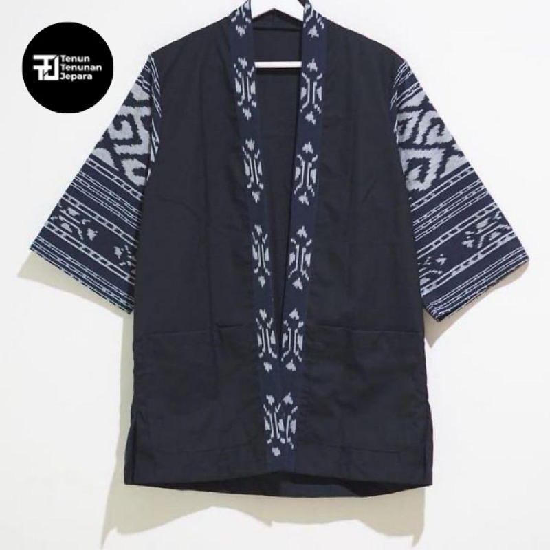 Outer Kimono Tenun Troso Original Blazer Kardigan Unisex