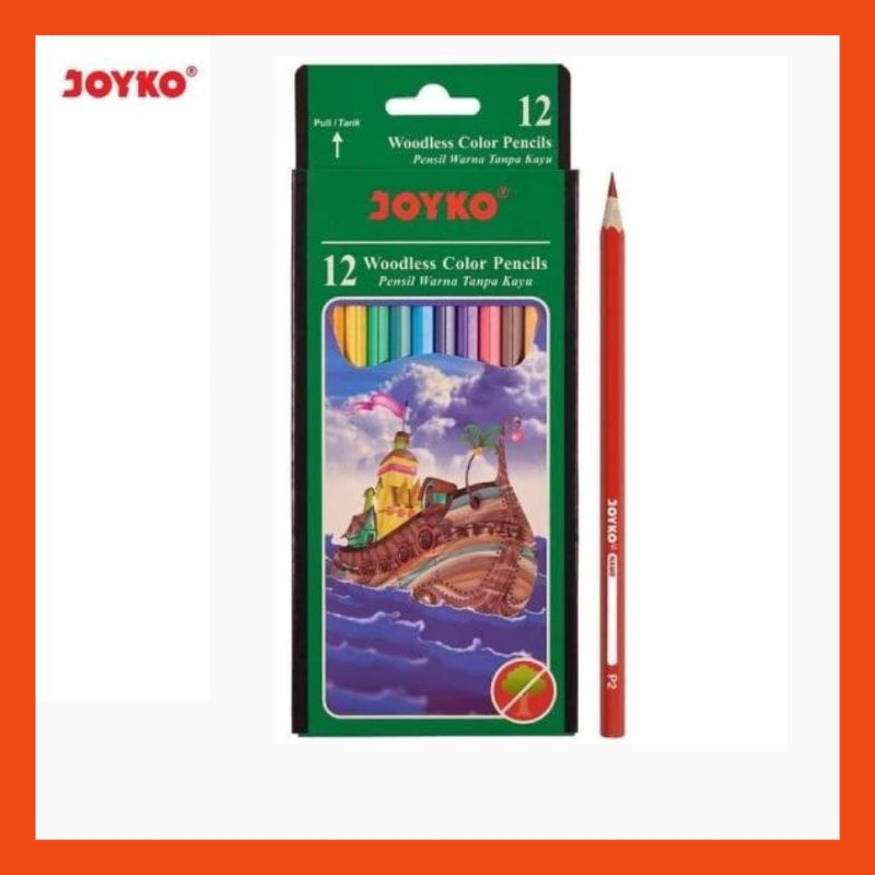 

Bism Joyko Pensil Warna Woodless Color Pencils Hexagonal Grip