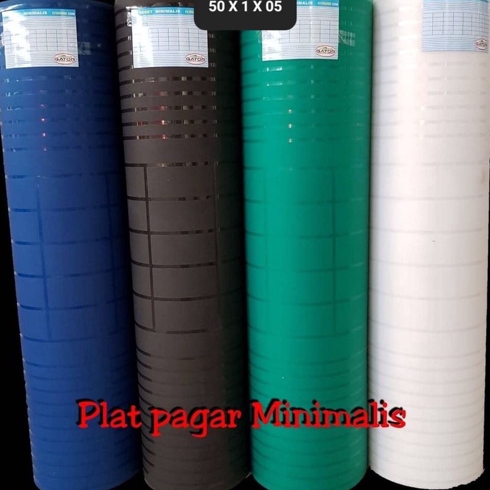 Stock baru Fiber Pagar Motif Minimalis