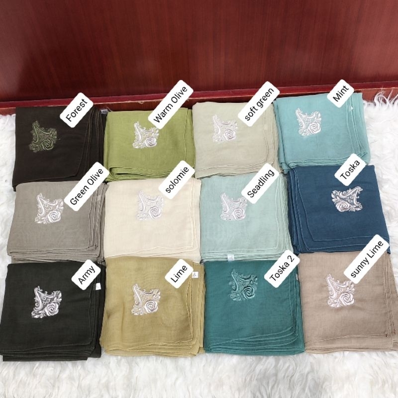 AyuDyah Scarf Polos Paris ORI