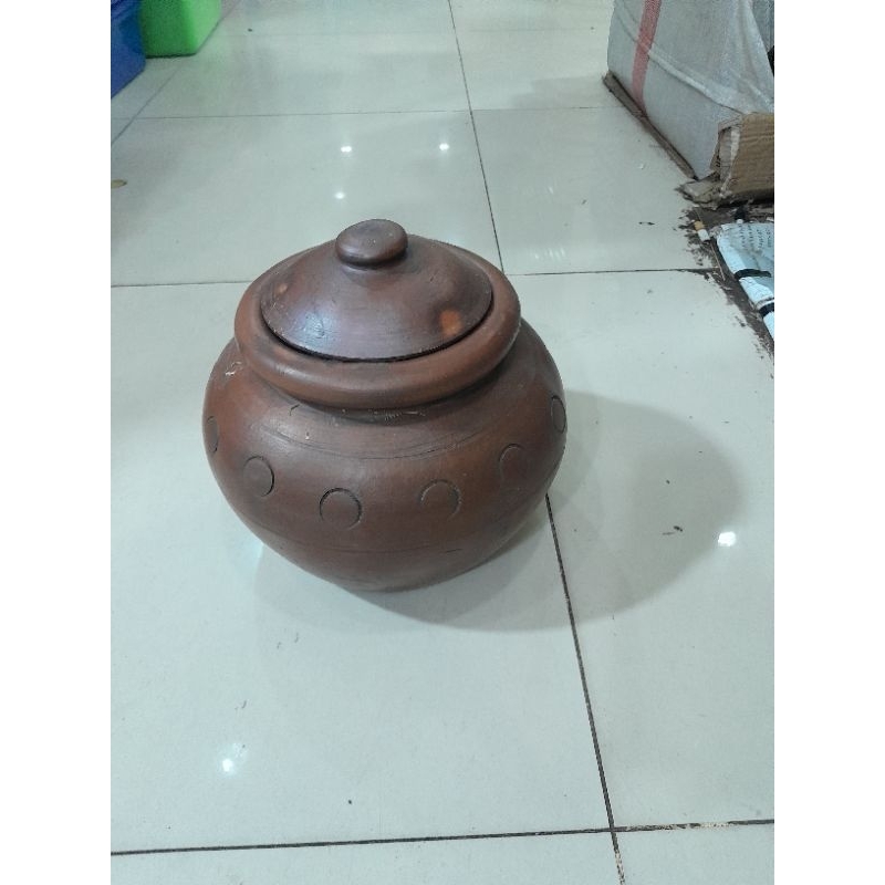 Gentong Beras / Gentong Air / Kendi Es Dawet / Uk Kapasitas 10 Liter Air / Gerabah Tanah Liat