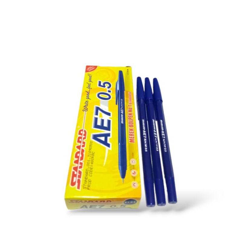 

PULPEN STANDARD AE7 BIRU 0,5mm