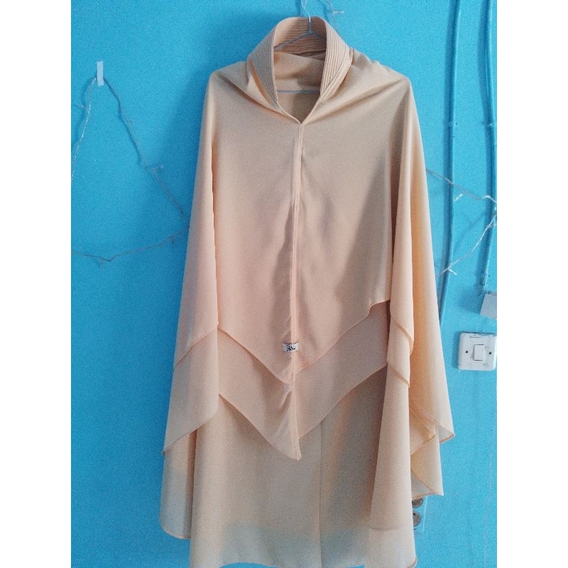 Khimar ceruty baby doll quilla by gerai mika