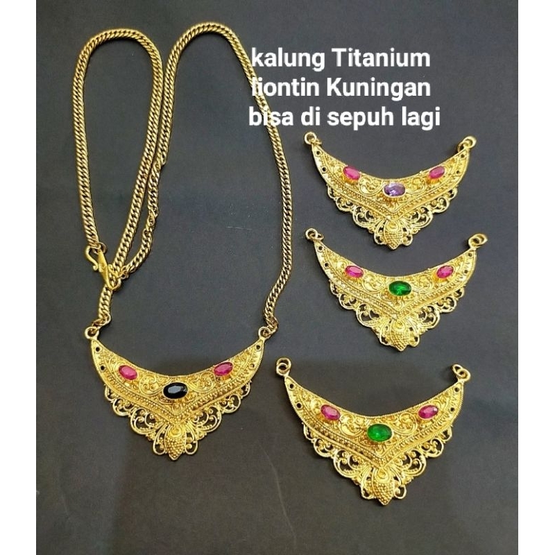 kalung Minang Kuningan model mas bali