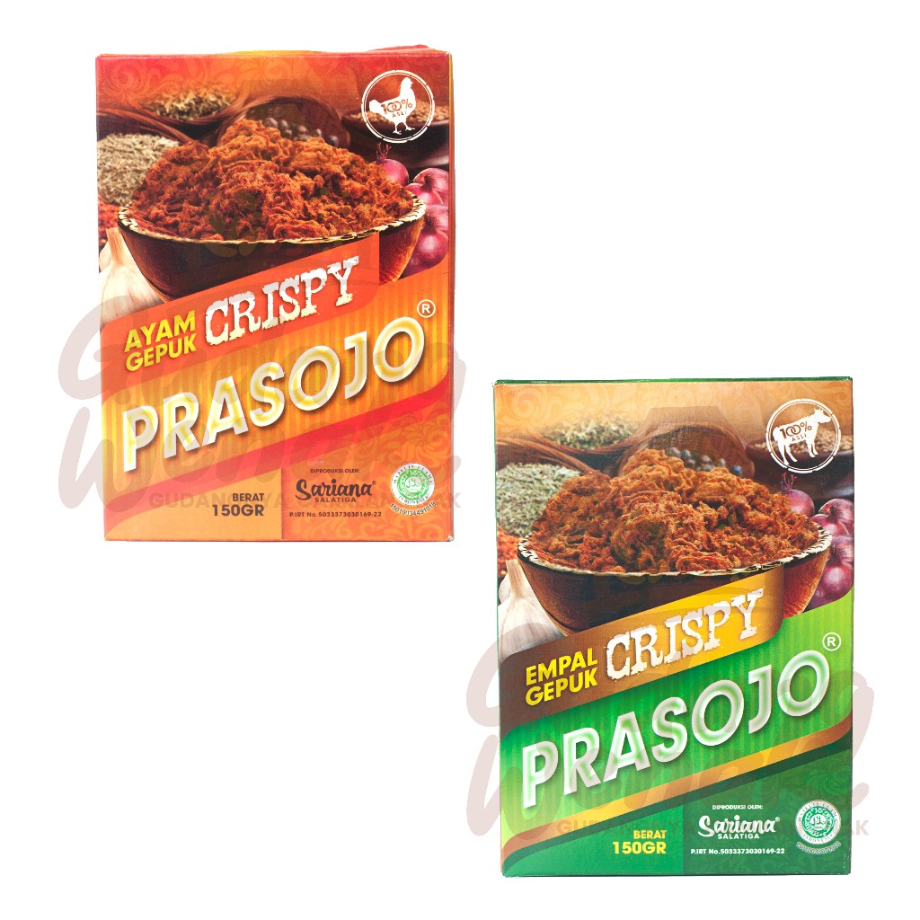

Ayam Gepuk Crispy /Empal Prasojo Dendeng Sapi/ Ayam Krispy Empal Siap Makan