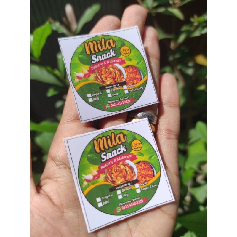 

Stiker Lebel, Logo, Makanan dll isi 100lembar