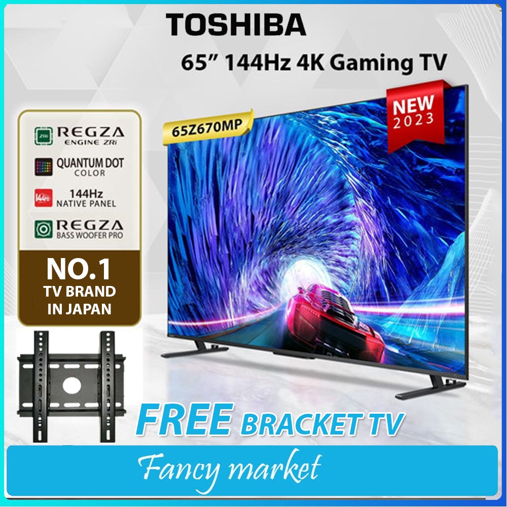 TOSHIBA GAMING TV 4K UHD TV TOSHIBA 65Z670MP 65" Inch 144Hz Gaming TV - Garansi Resmi