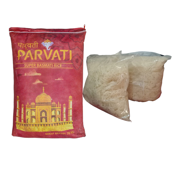 

beras india . beras basmati india . beras parvati . repack 250gr basmati parvati . rice basmati . beras sritara . basmati sritara . rice basmati . cocok bikin kebuli dubha