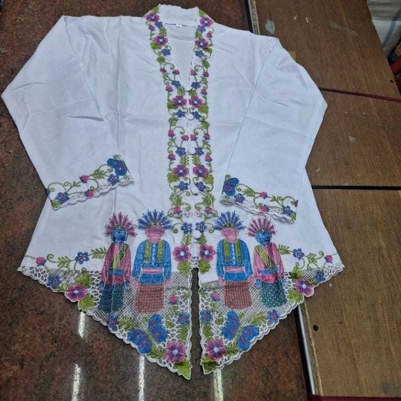 KEBAYA ENCIM KARTINI ONDEL-ONDEL ANAK //ATASAN KEBAYA ANAK PEREMPUAN//KEBAYA ENCIM BORDIR ANAK/ENCIM