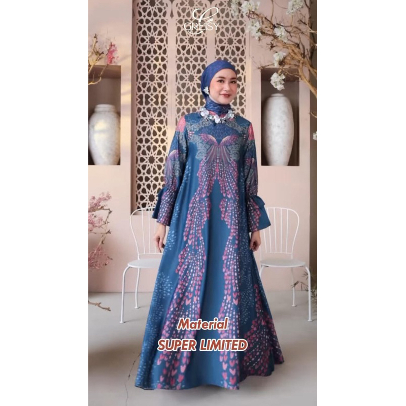 preloved greisy/greisy/dress lebaran/ greisy lebaran/ dress greisy