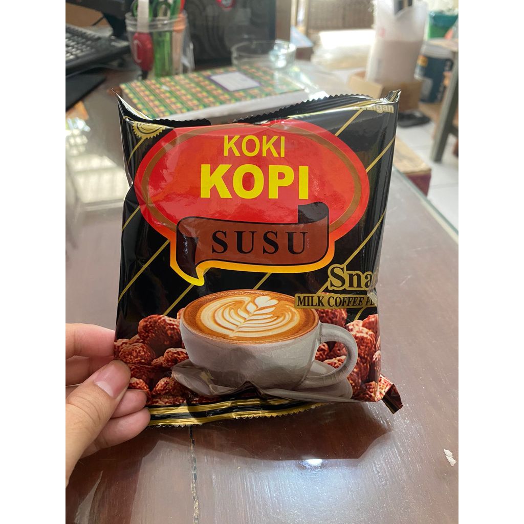 

Snack Koki Kopi Susu Jajan Jadul 1 Pack 10 Bks 30Gram