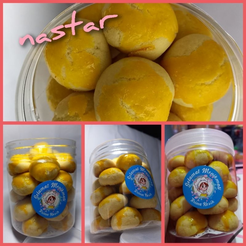 

kue kering lebaran nastar cookies kemasan toples 600ml