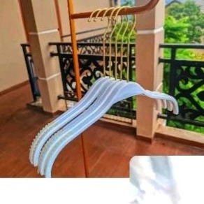 hanger zara putih dewasa huuk gold 1pcs