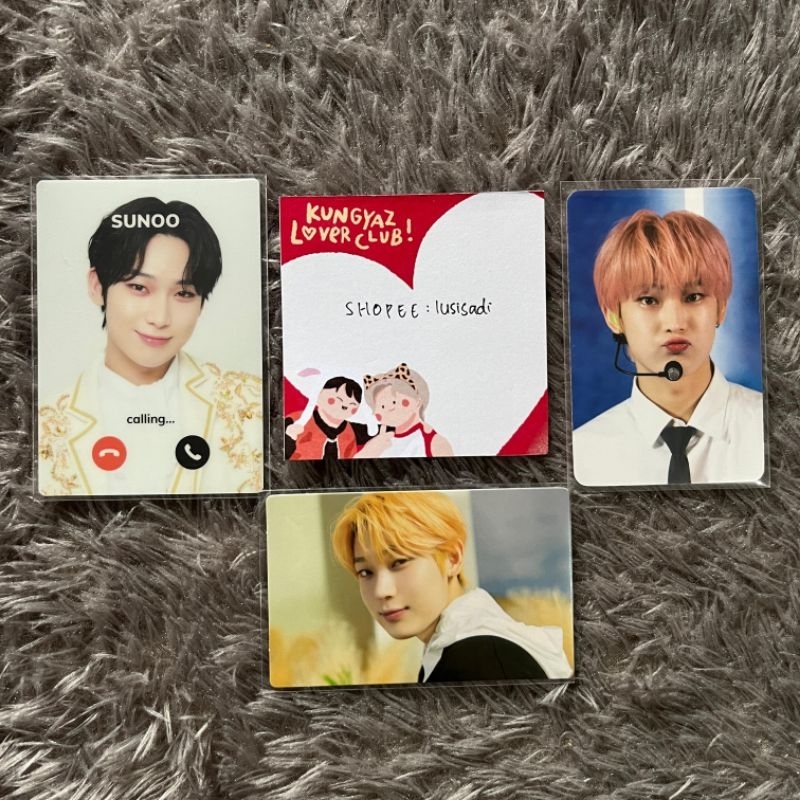 ENHYPEN Sunoo Moshi Moshi Card + Dicon Sunoo + TC Sunoo PC Photocard